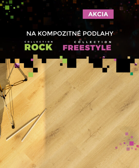 Foto - Započúvaj sa do melódie zliav – akcia na kompozitné podlahy ROCK a FREESTYLE